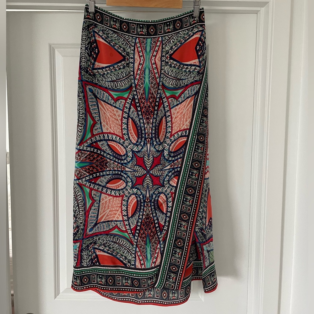 Bohemian midi skirt